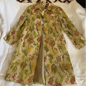 Lela Rose Brocade Midi Coat